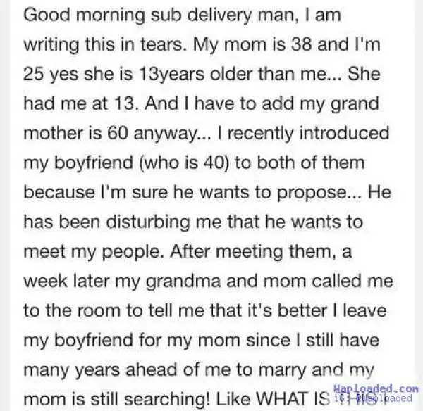 Crazy much? Mother wants daughter